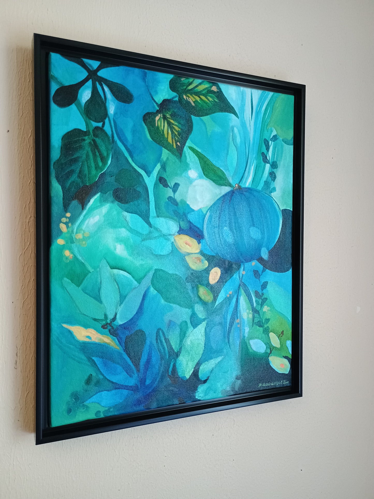 Tropics 1 Original Painting (FRAMED)