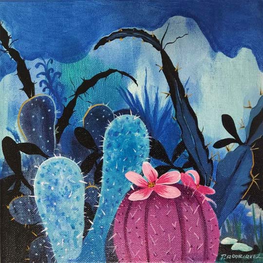 Electric Desert MATTED PRINT