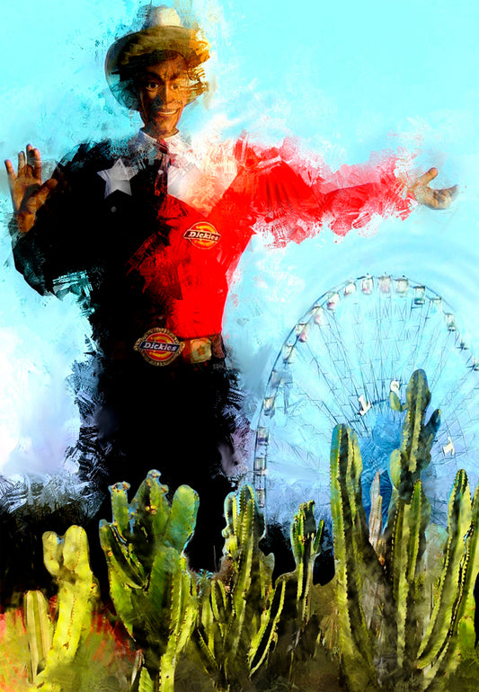 BIG TEX Matted Print