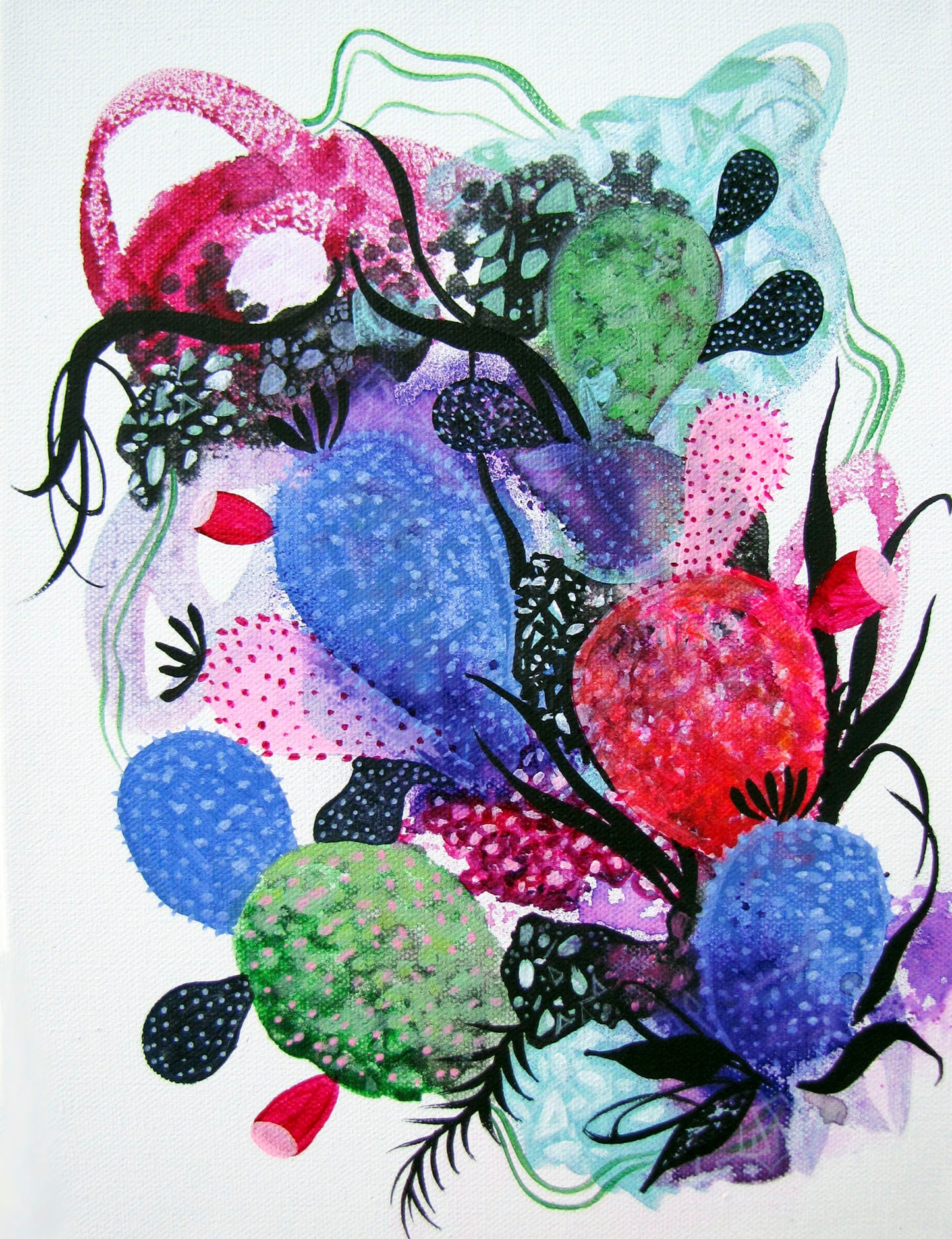 Evening Cactus 2 MATTED PRINT