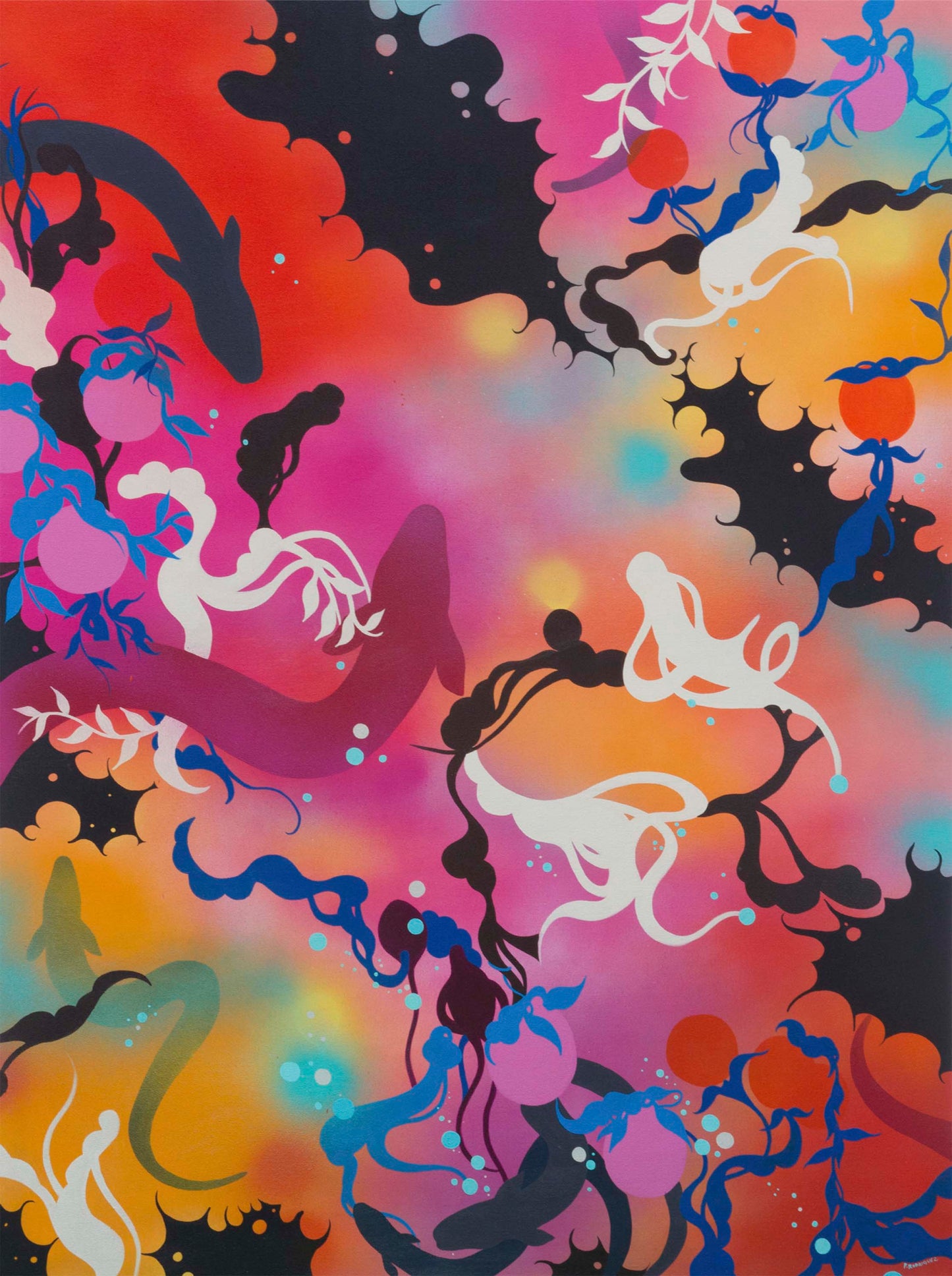 Eels Matted Art Print
