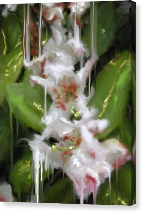 White Flor 2 - Canvas Print