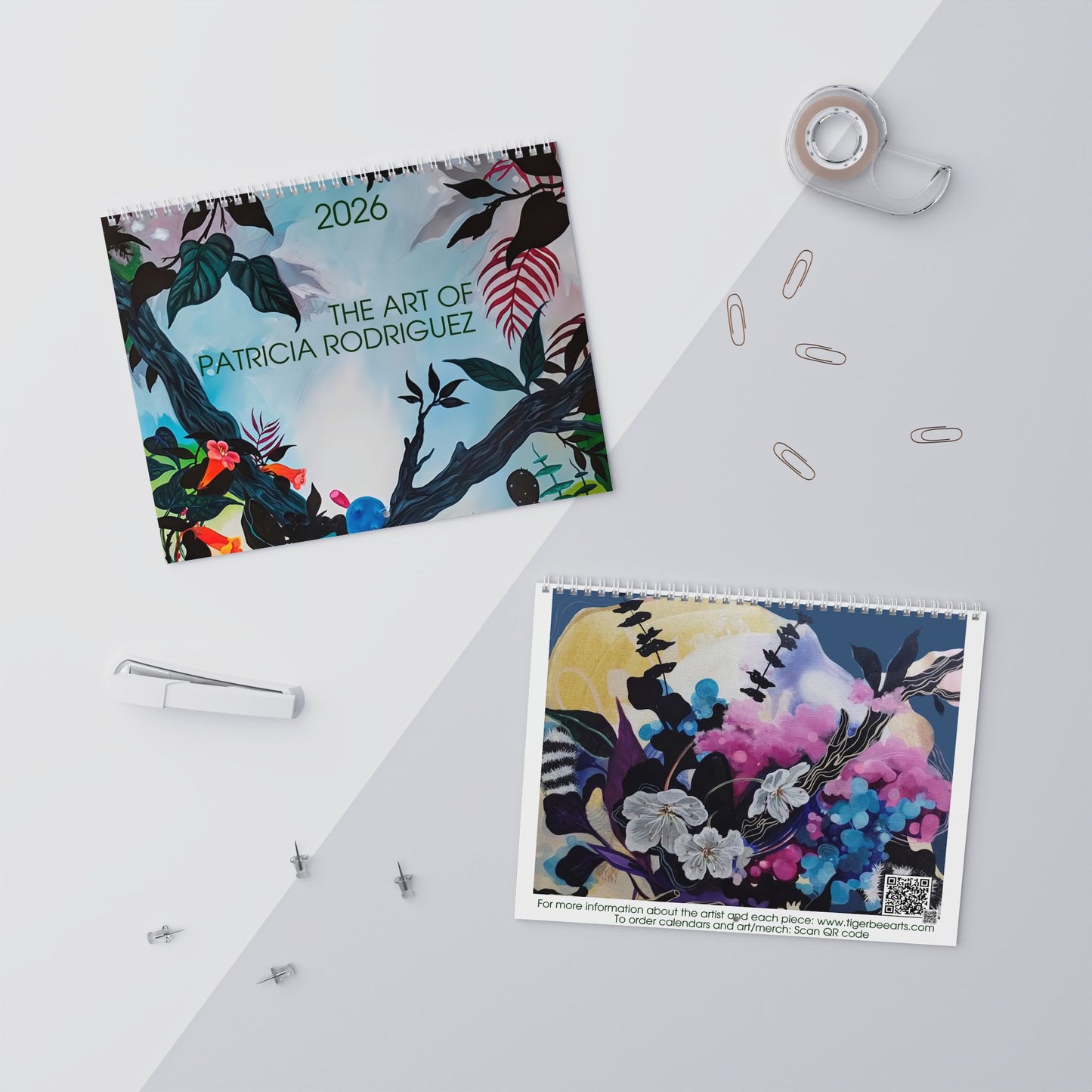 2026 Wall Calendar- The Nature of Art by Patricia Rodriguez