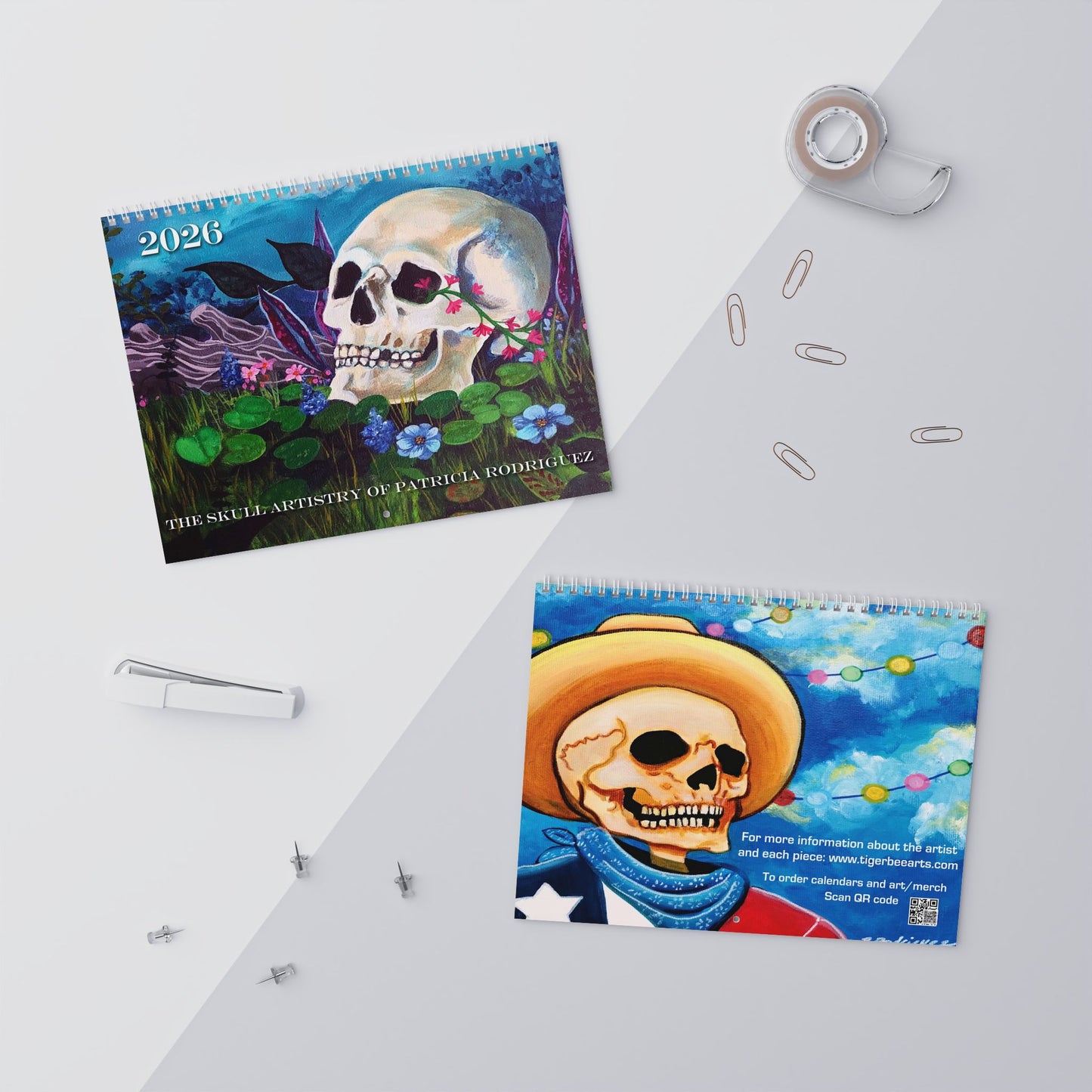 2026 Wall Calendar: ARTISTRY OF THE SKULL