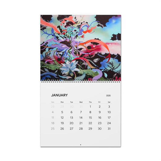 2026 Wall Calendar: ARTISTRY OF THE SKULL
