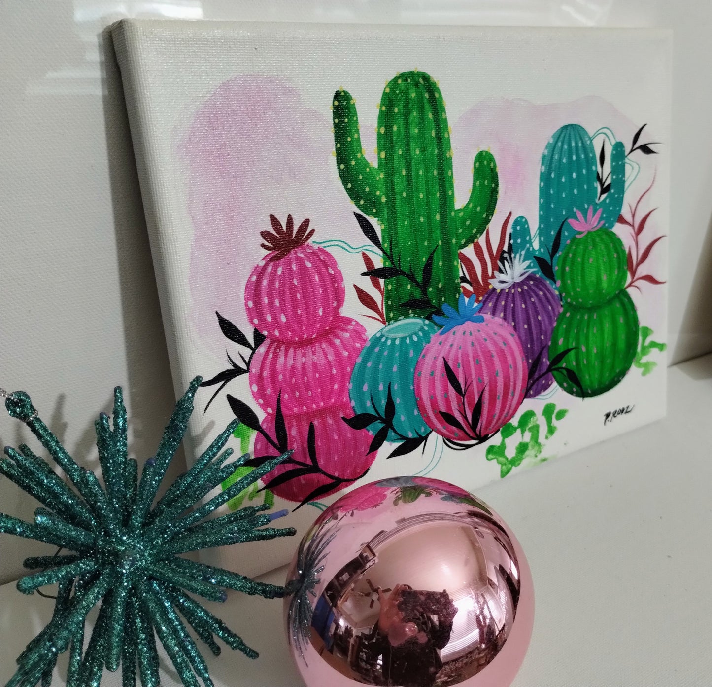 Small Original "PINK SKY"Cactus Stacks