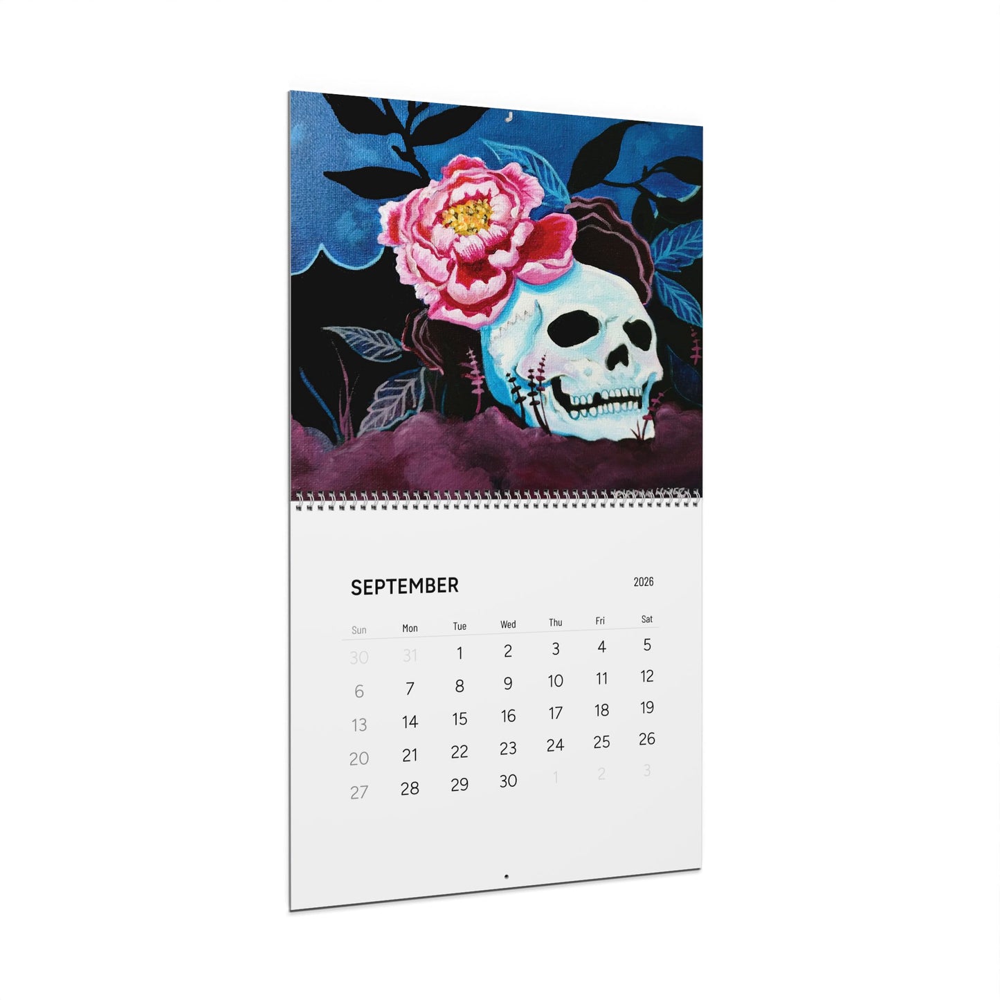 2026 Wall Calendar: ARTISTRY OF THE SKULL