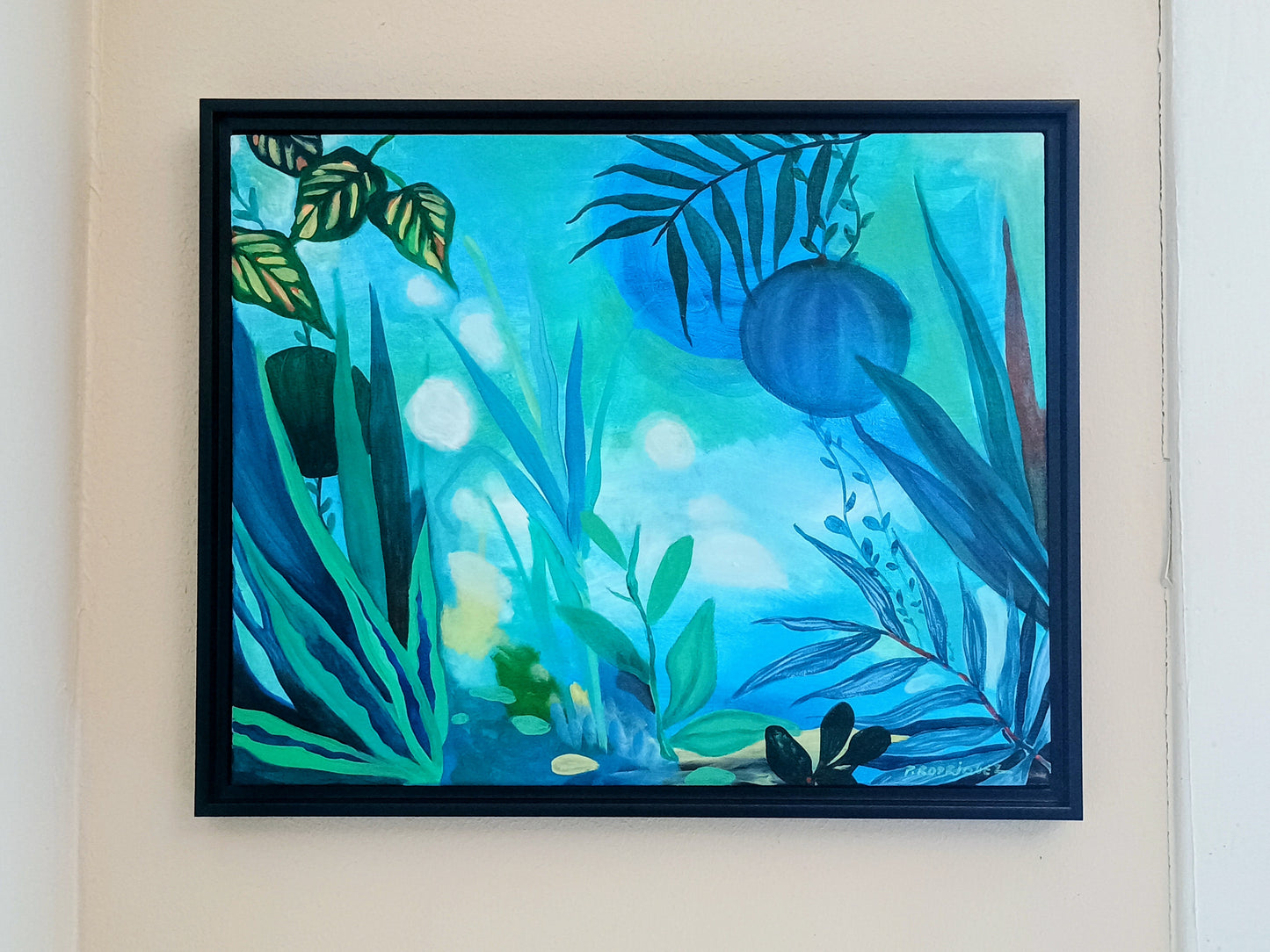 Tropics 2 ORIGINAL PAINTING (Framed)