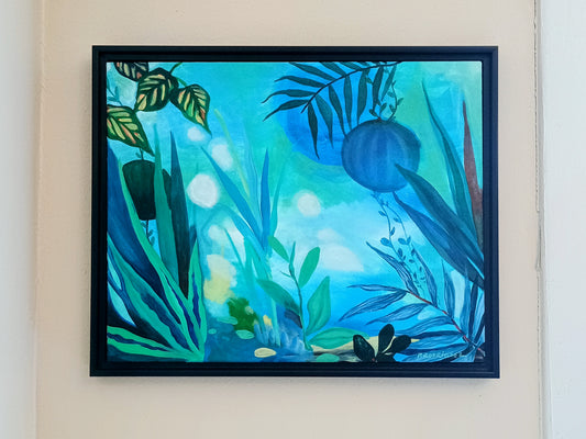 Tropics 2 ORIGINAL PAINTING (Framed)