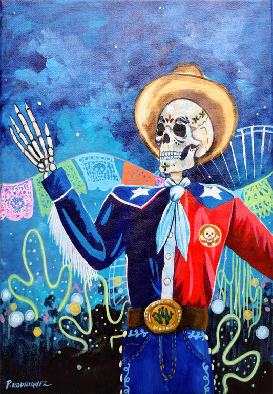 Big Muerto Matted Print