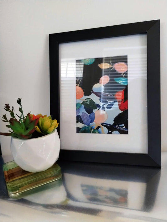 "Harvesting Shade" Original Framed