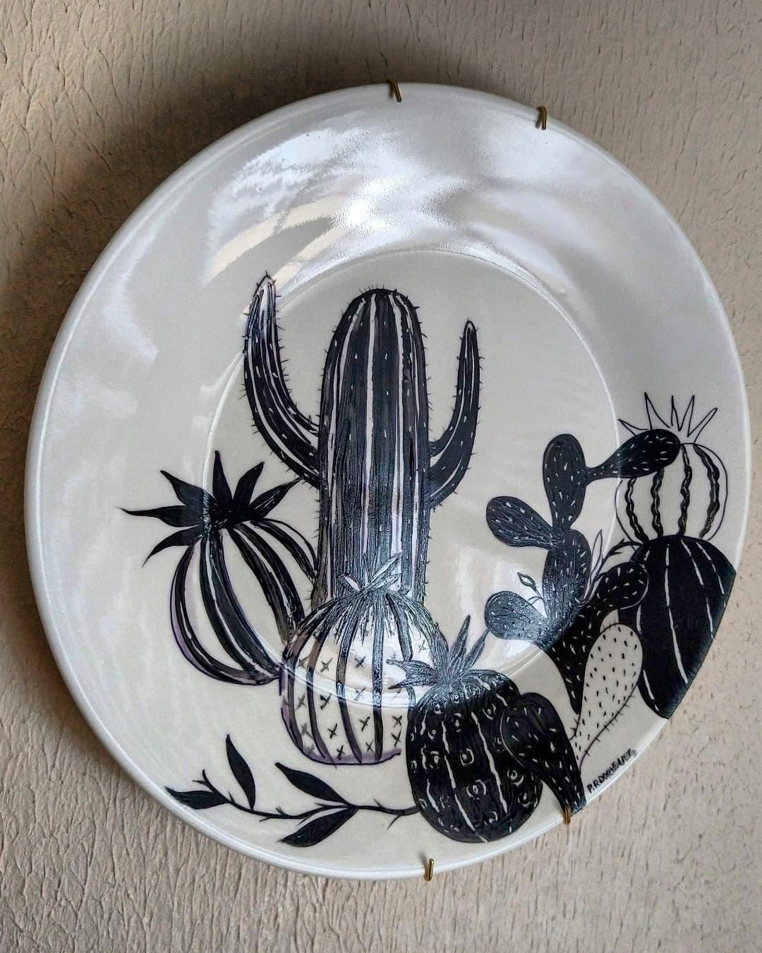 Pair of Prickly Plates